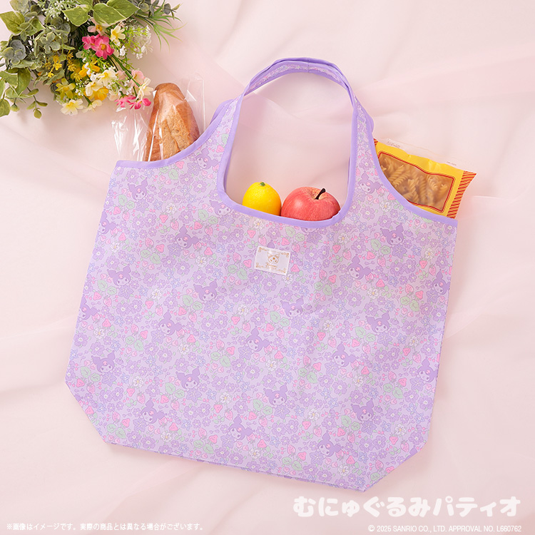 サンリオキャラクターズ テキスタイルフラワー 総柄エコバッグ