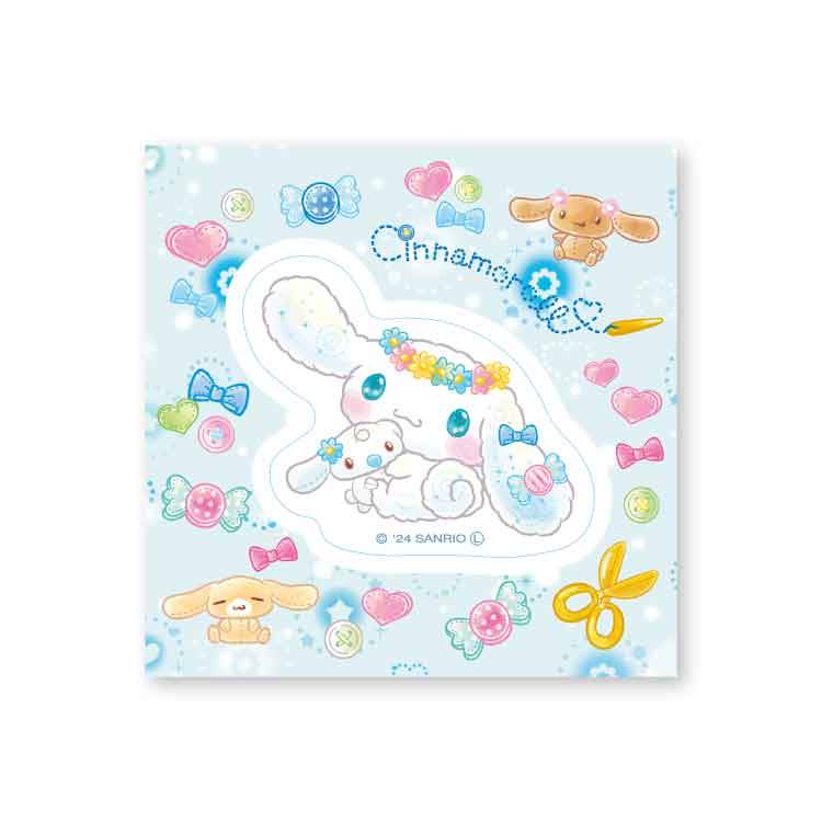 シナモロール きらきらドールクリアステッカー