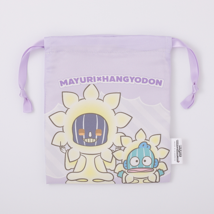 BLEACH×サンリオキャラクターズ ミニ巾着 涅マユリ×ハンギョドン
