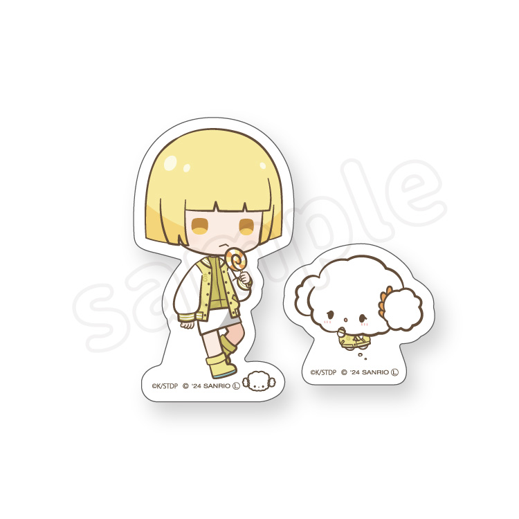 BLEACH×サンリオキャラクターズ ダイカットステッカーセット リルトット・ランパード×こぎみゅん