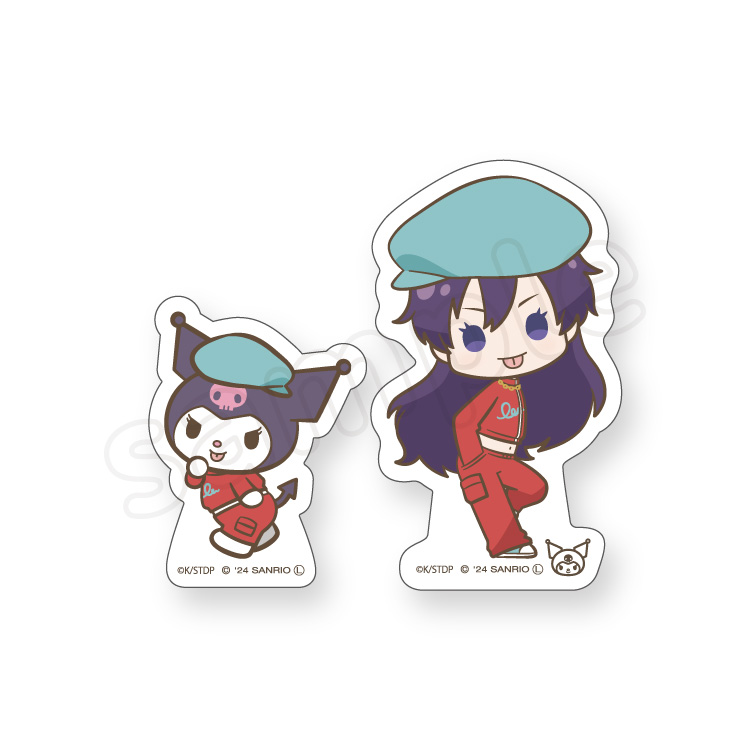 BLEACH×サンリオキャラクターズ ダイカットステッカーセット バンビエッタ・バスターバイン×クロミ