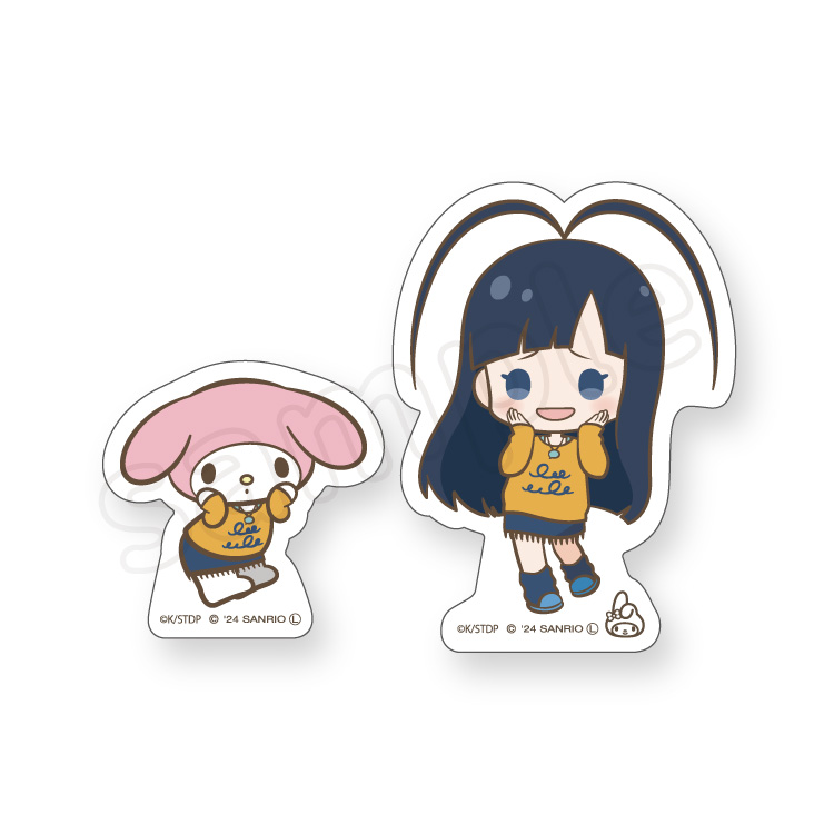 BLEACH×サンリオキャラクターズ ダイカットステッカーセット ジゼル・ジュエル×マイメロディ