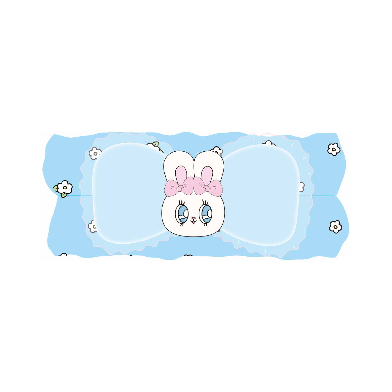 Esther Bunny ボアフェイスヘアターバン クリームバニー