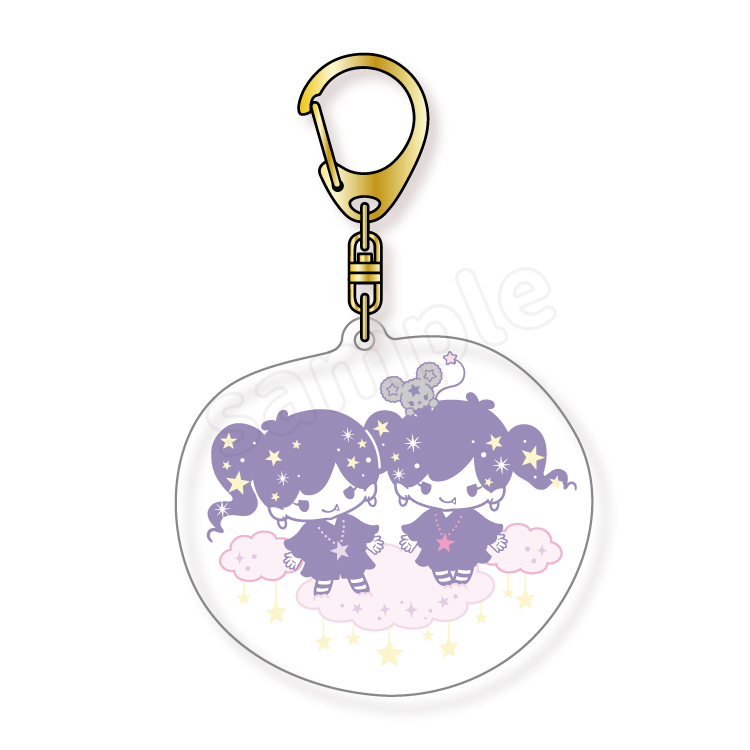 マジカルツインコメッツ とぅるるんアクリルキーホルダー B