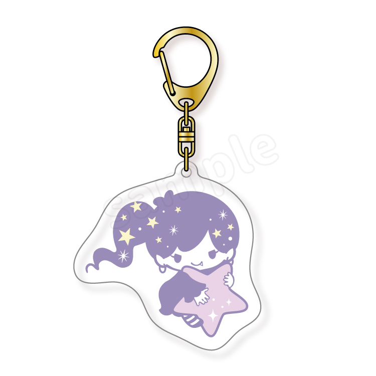 マジカルツインコメッツ とぅるるんアクリルキーホルダー C