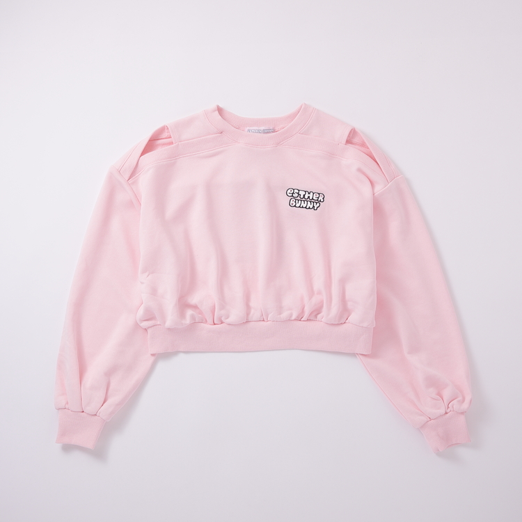 Esther Bunny オープンショルダースウェット PK