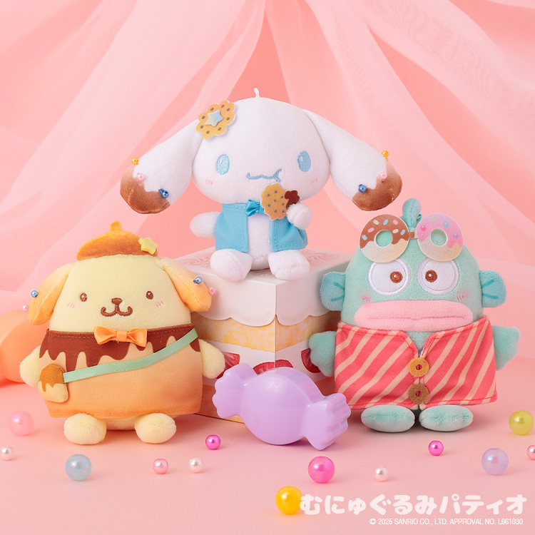 予約販売】サンリオキャラクターズ スイーツハウス むにゅぐるみ