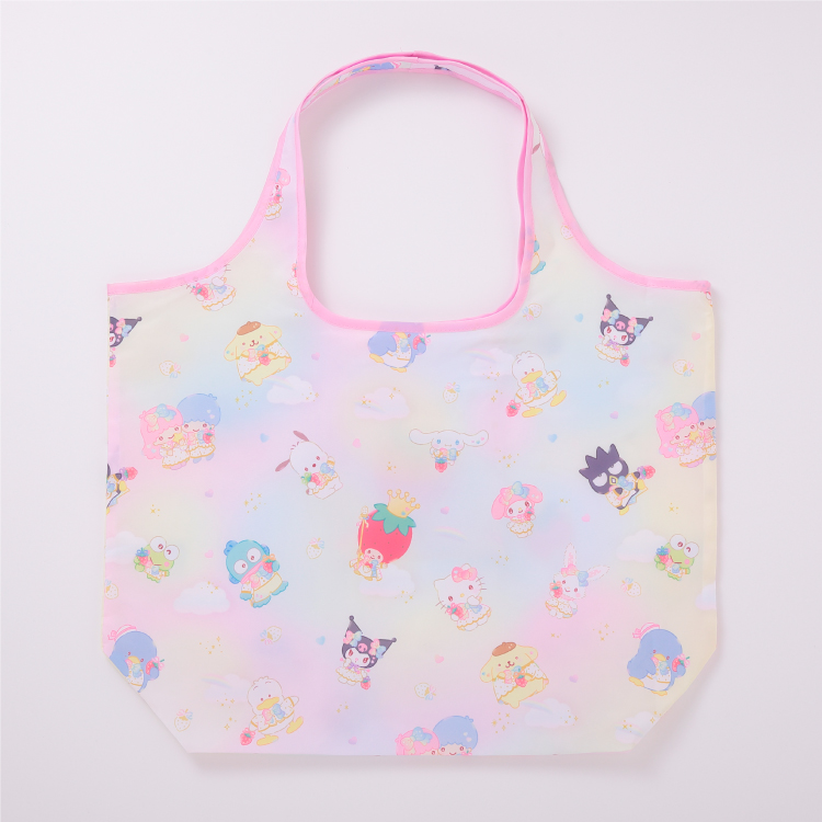 【予約販売】サンリオキャラクターズ いちご新聞 50th エコバッグ【1月中旬頃順次発送予定】