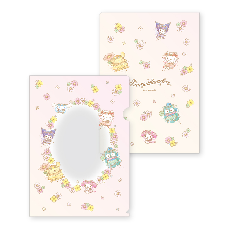 サンリオキャラクターズ フローラルフェアリーズ クリアファイル