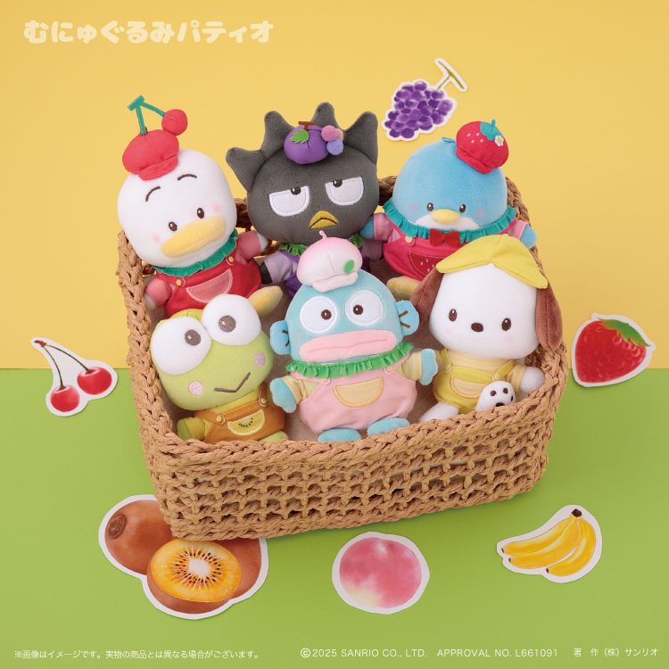 サンリオ むにゅぐるみパティオ スイカリボン ハローキティ