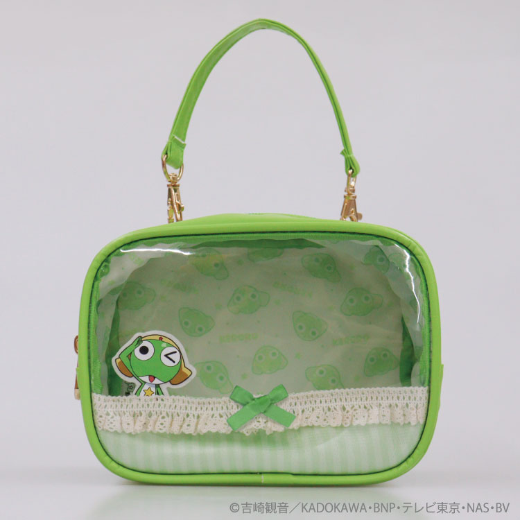 予約販売】ケロロ軍曹 ぬいぐるみクリアポーチ【8月上旬頃順次
