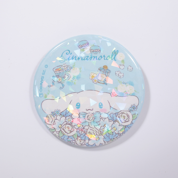 サンリオキャラクターズ フラワーティータイム 缶バッジ｜むにゅぐるみ