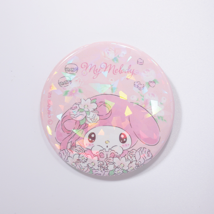 サンリオキャラクターズ フラワーティータイム 缶バッジ｜むにゅ
