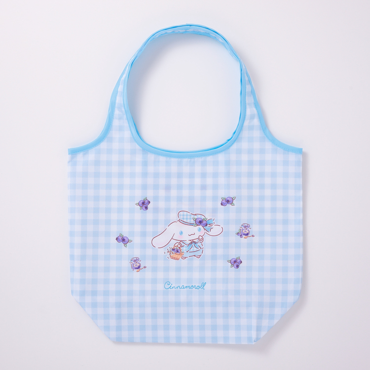 シナモロール ギンガムフルーツ ミニエコバッグ