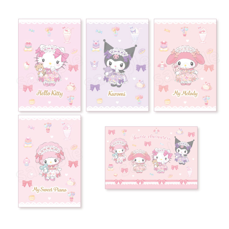 サンリオキャラクターズ ロマンティックスイーツ ポストカード5