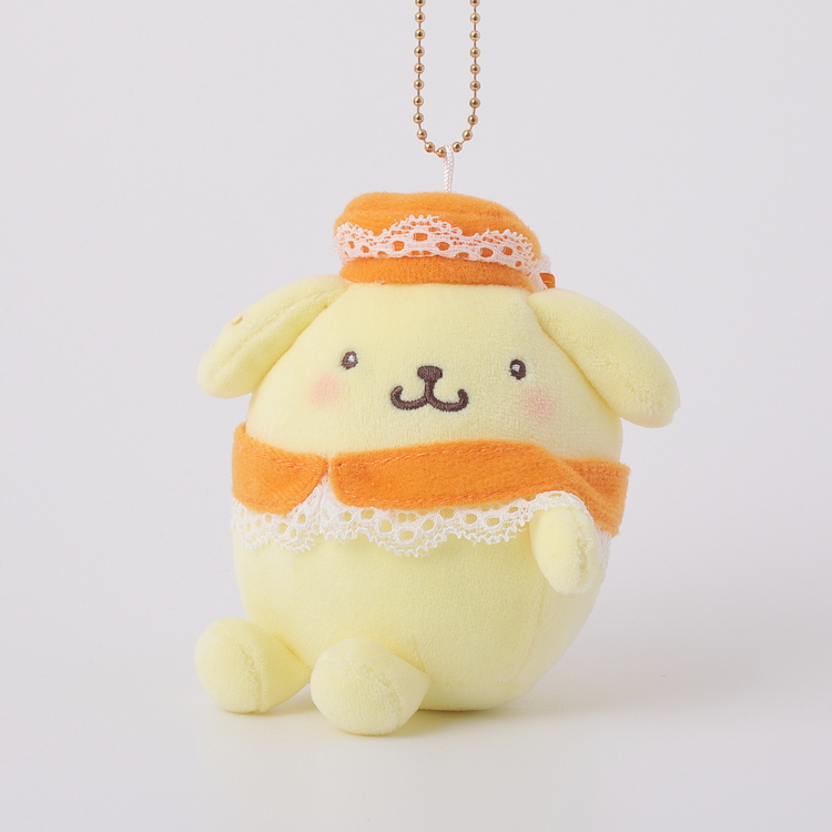 Amazon.co.jp: ポムポムプリン ほっぺぎゅ～ボアむにゅぐるみS