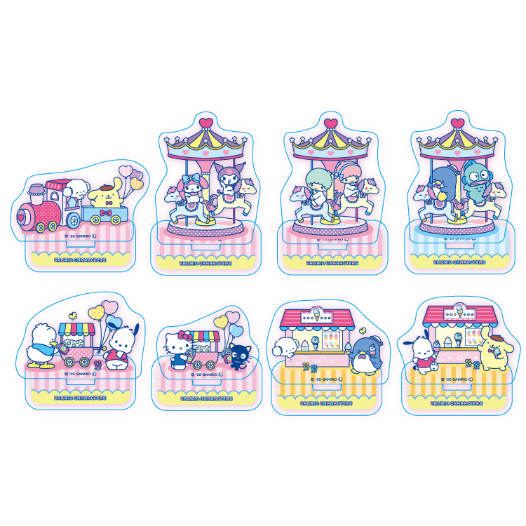 サンリオキャラクターズ Joyfull World トレーディングアクリル