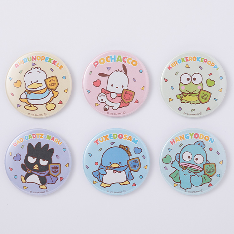 サンリオキャラクターズ 缶バッジ（新商品）｜むにゅぐるみ