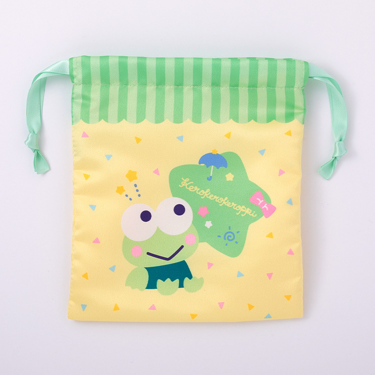 けろけろけろっぴ シンプルキュート プリントミニ巾着