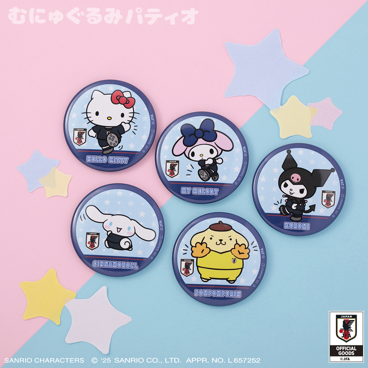 サンリオキャラクターズ トレーディング缶バッジ（全11種） サッカー