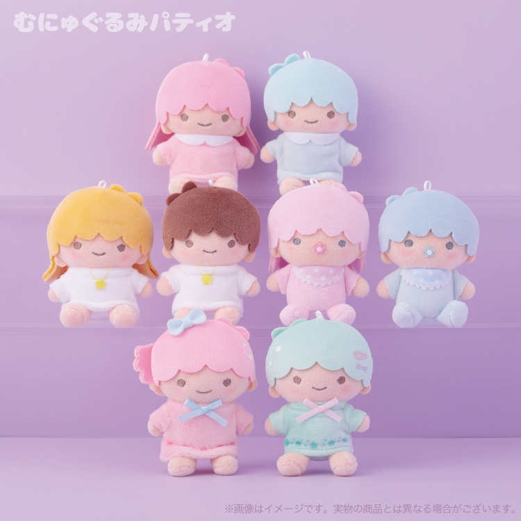 Sanrio リトルツインスターズ 白うさぎ むにゅぐるみマスコット キキララ むにゅぐるみパティオ公式サイト