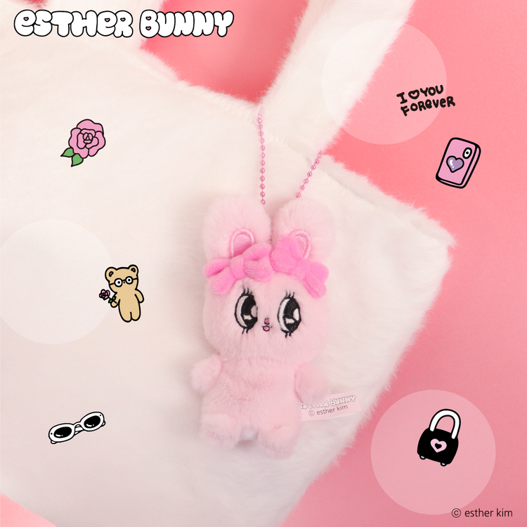 Esther Bunny フィンガーマスコット｜むにゅぐるみパティオ公式サイト
