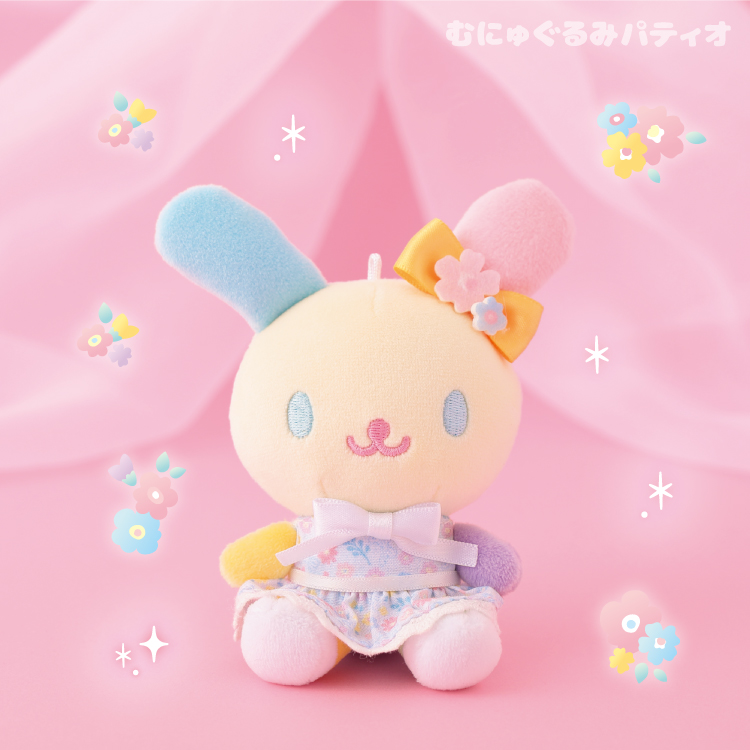 ウサハナぬいぐるみ むにゅぐるみ 予約販売】ウサハナふわりフローラルむにゅぐるみマスコット【9
