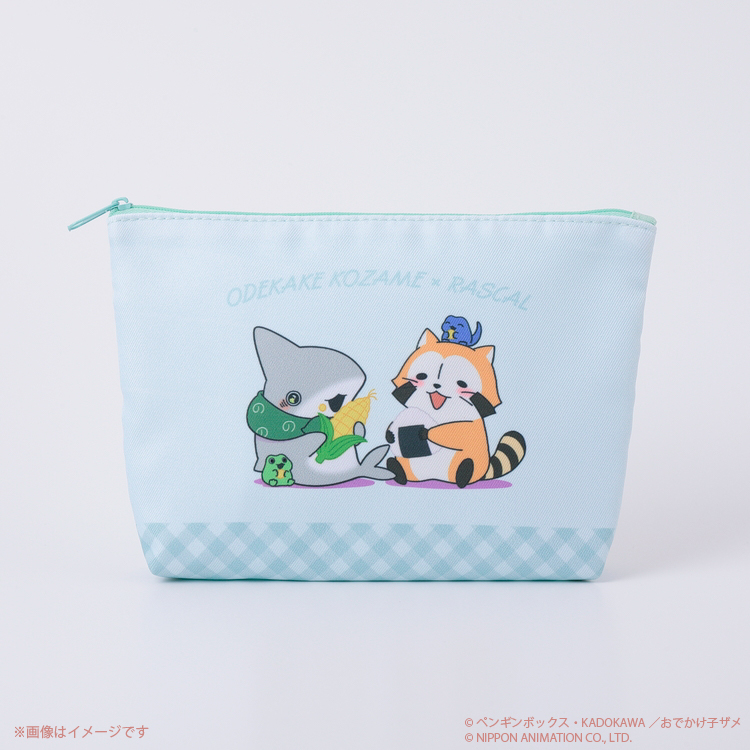 おでかけ子ザメ×ラスカル 舟形ポーチ