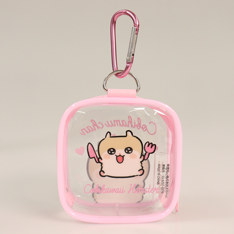 クソハムちゃん ミニクリアポーチ｜むにゅぐるみパティオ公式サイト