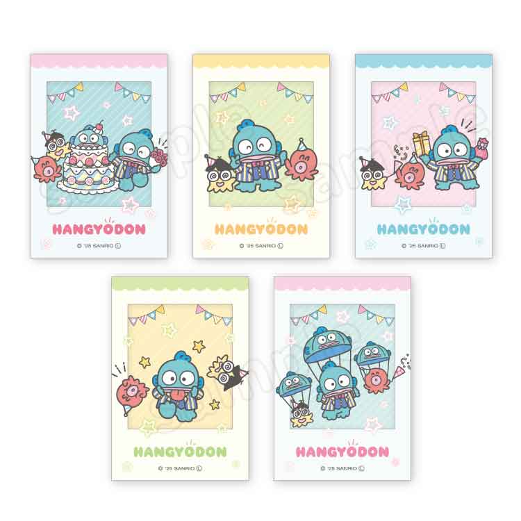 ハンギョドン トレーディングステッカー(全5種)｜むにゅぐるみパティオ