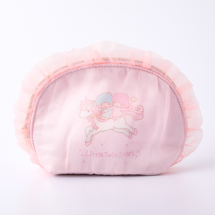 リトルツインスターズ ユニコーン シェル形フリルポーチ