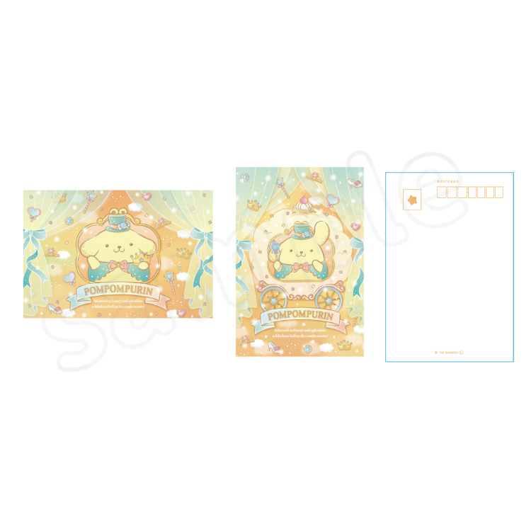 ポムポムプリン スパークル ポストカード2枚セット