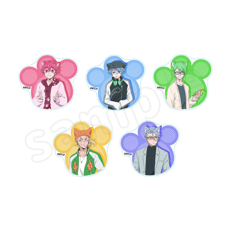 カルカル団トレーディングステッカー (全5種)