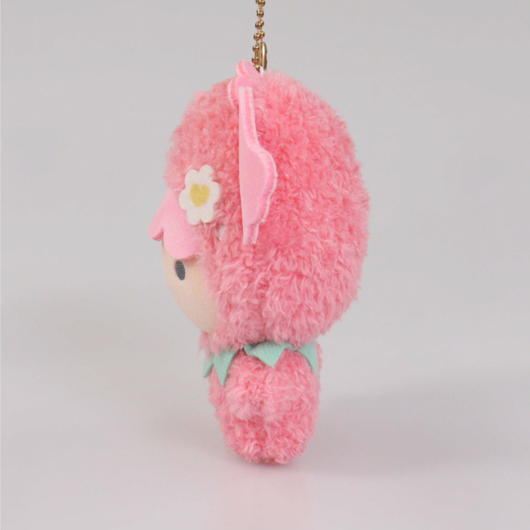 ポムポムプリン なりきり いちご マスコット サンリオ 予約販売】サンリオキャラクターズ なりきりいちご むにゅぐるみ