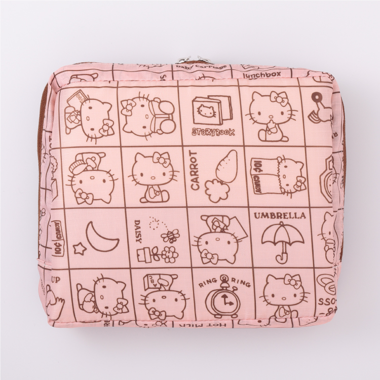 予約販売】ハローキティ ブラウンボストンバッグ【1月中旬頃順次発送