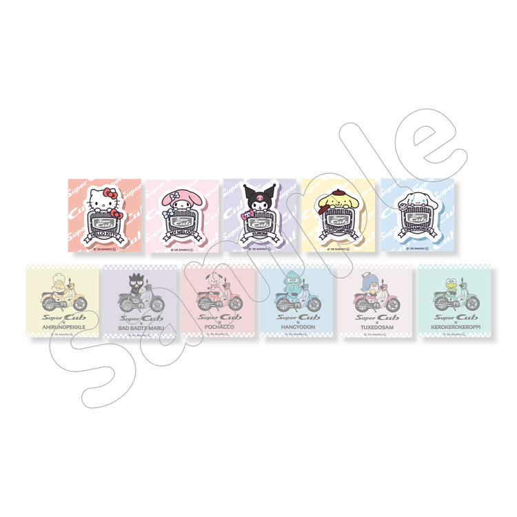 HONDA×Sanrio characters トレーディングステッカー(全11種