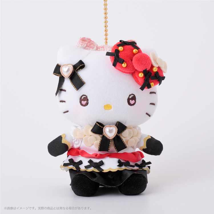 【激レア 】ハローキティ ブラックフルーツ イチゴ ミニぬいぐるみ　マスコット ハローキティ（ぬいぐるみ ・ ブラック/黒色系）のフリマアイテム一覧