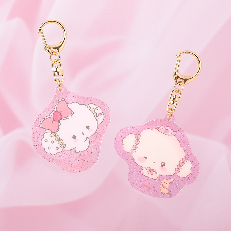 こぎみゅん ラメアクリルキーホルダー｜むにゅぐるみパティオ