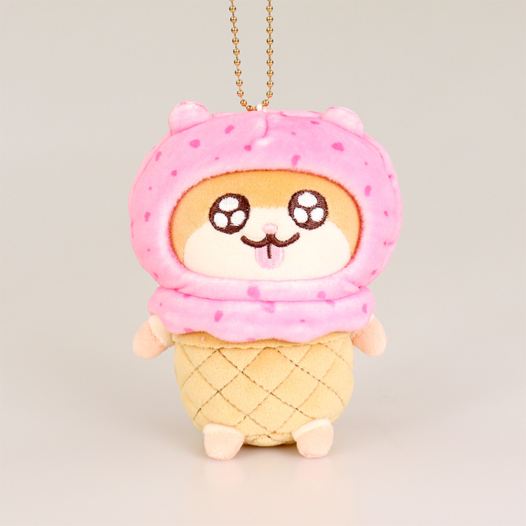 クソハムちゃん お化けマスコット ぬいぐるみ むにゅぐるみ 予約販売】クソハムちゃん アイスクリームむにゅぐるみ