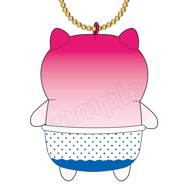 クソハムちゃん かき氷・りんご飴むにゅぐるみマスコット｜むにゅ