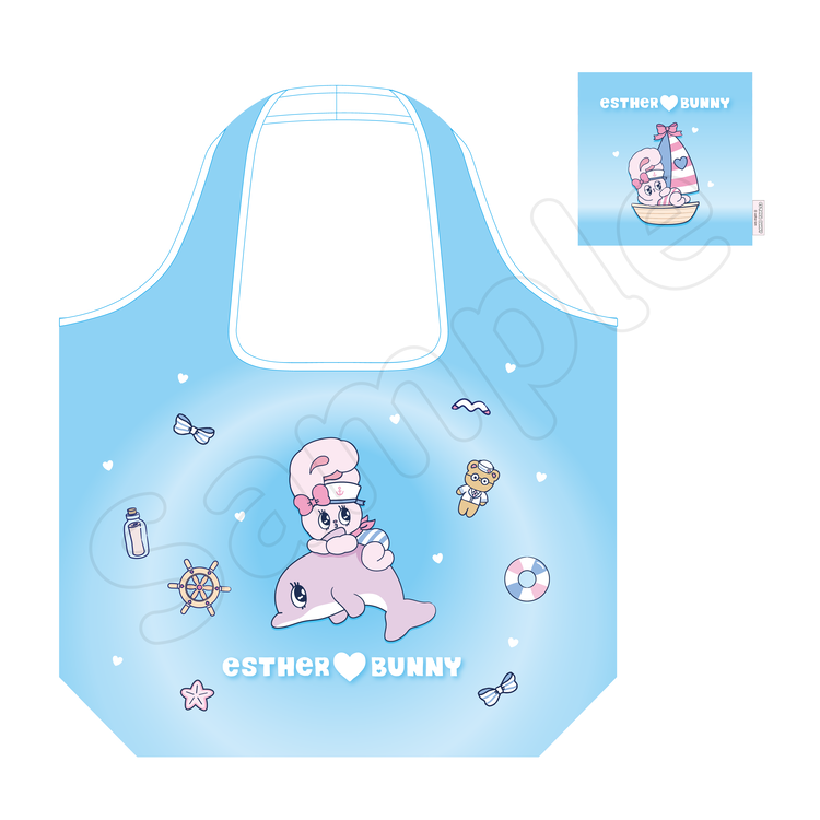 Esther Bunny マリン エコバッグB