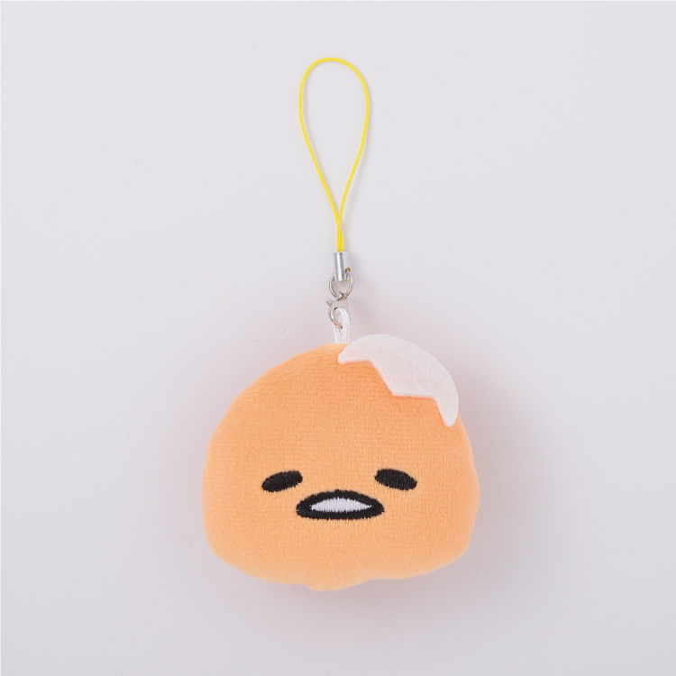 ぐでたま とぅるるんアクリルキーホルダー 桃パフェ｜むにゅぐるみ