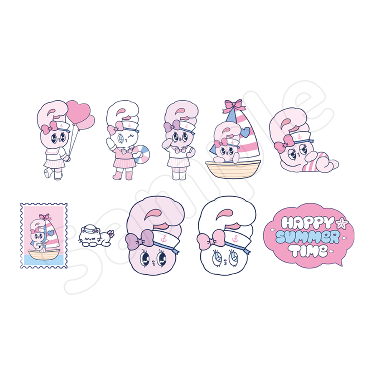 948枚キャラクターシール ステッカーセット　エステルバニー ステッカー　可愛い Amazon.co.jp: esther bunny エスターバニー シールセット