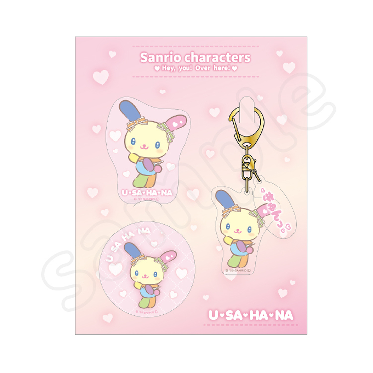 ウサハナリボンコレクション ミニ色紙｜むにゅぐるみパティオ公式サイト