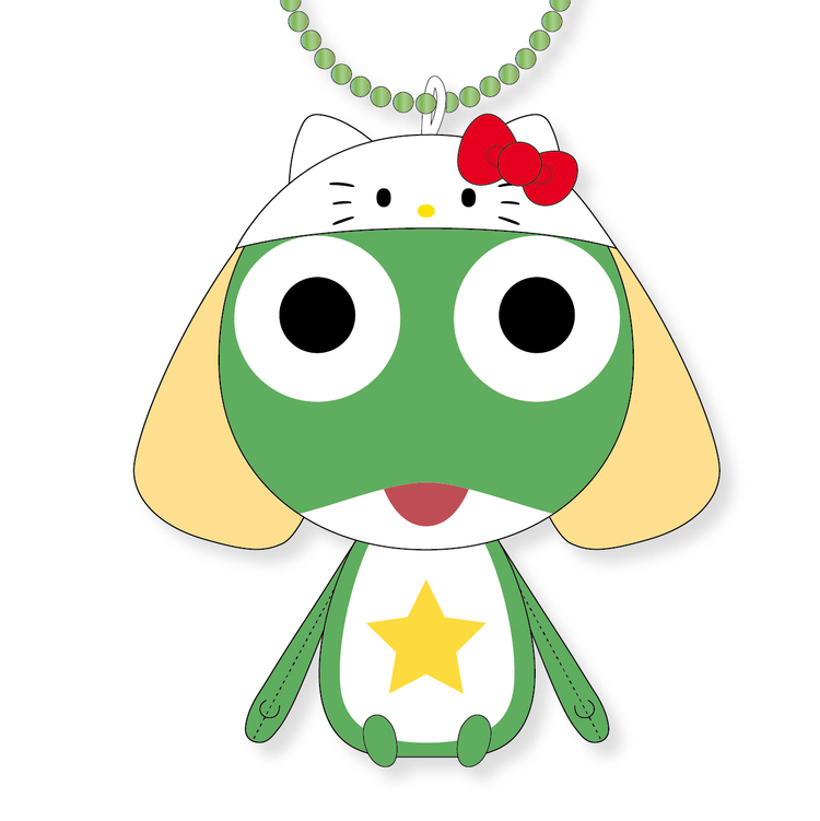 ケロロ軍曹×サンリオキャラクターズ むにゅぐるみマスコット ケロロ