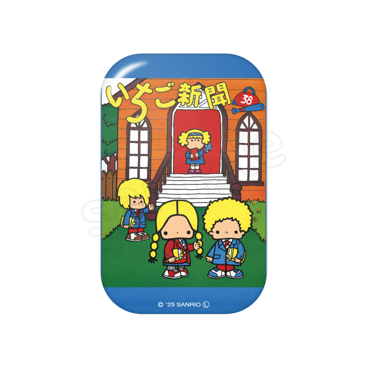 いちご新聞表紙コレクション スクエア缶バッジ 38号