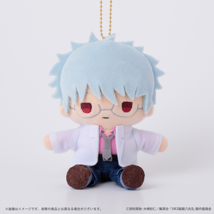 銀魂 むにゅぐるみ サンリオ ぬいぐるみ　銀時 新八 3年Z組銀八先生 むにゅぐるみマスコット(お座り)｜むにゅぐるみ