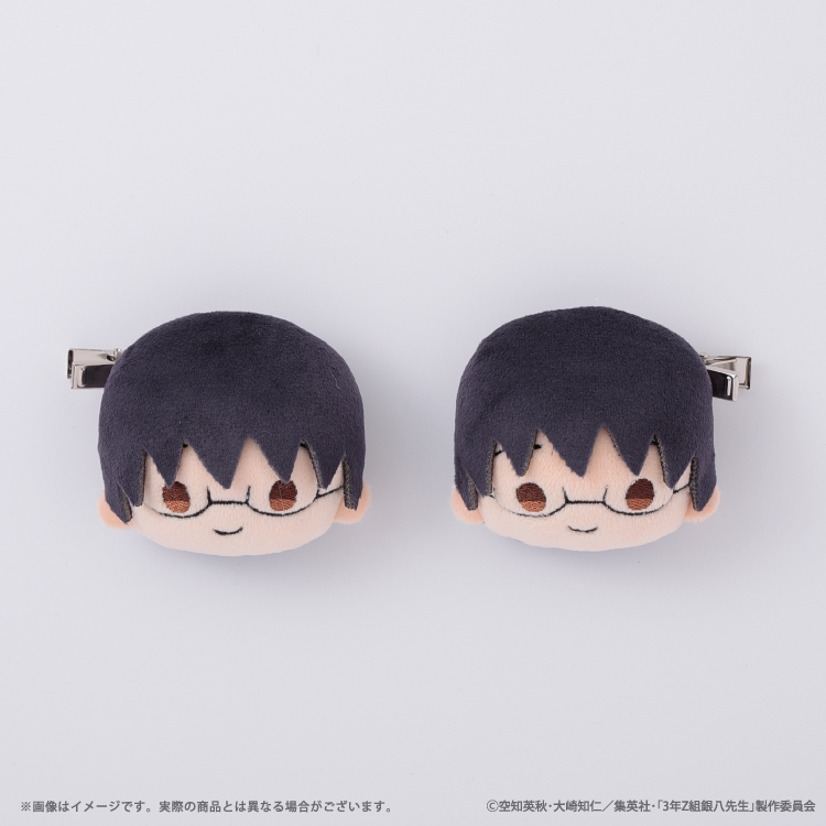 3年Z組銀八先生 ぬいぐるみヘアクリップセット｜むにゅぐるみパティオ