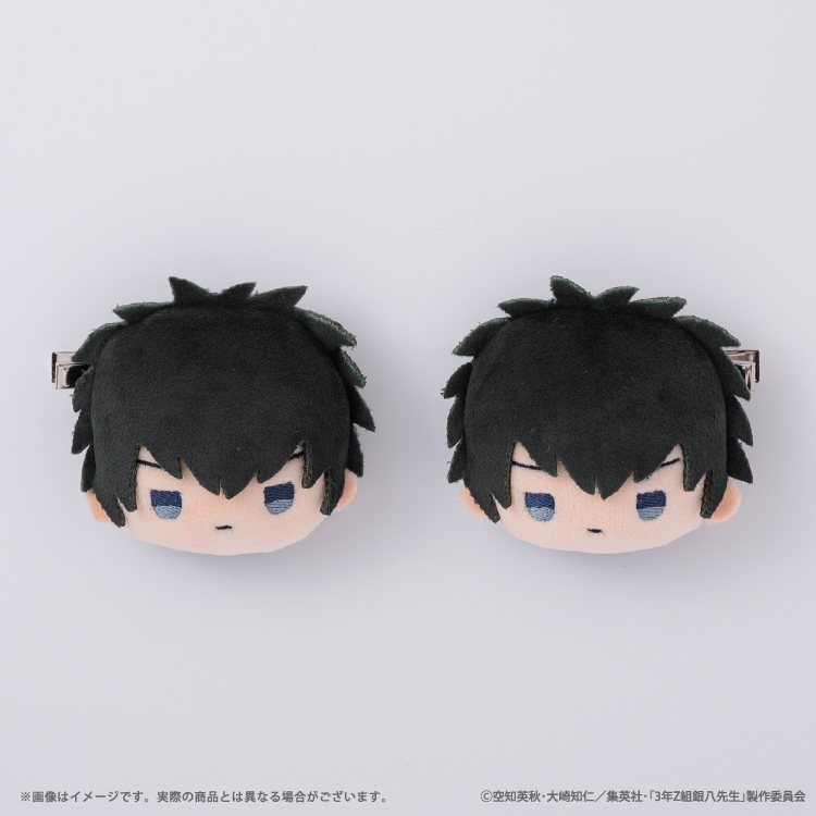 3年Z組銀八先生 ぬいぐるみヘアクリップセット｜むにゅぐるみパティオ