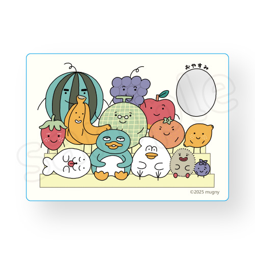 とりもち スイーツ&フルーツ トレーディングクリアカード｜むにゅ